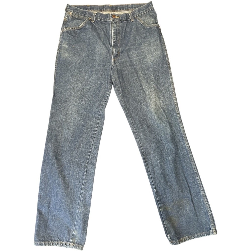 Vintage Big Ben Men 36x34 Straight Leg Workwear Denim Jeans Blue‎ PD54PW2